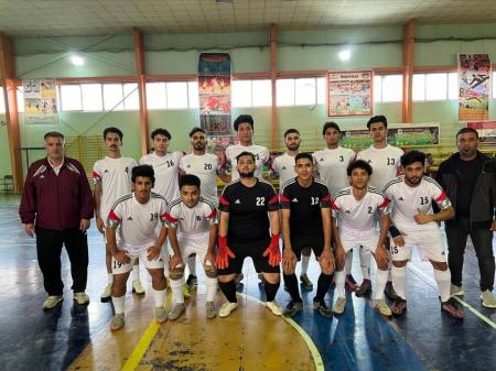 قسم النشاطات الطلابية يشارك في بطولة كرة القدم للصالات لمنطقة الفرات الأوسط